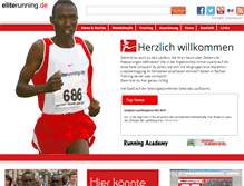Tablet Screenshot of eliterunning.de